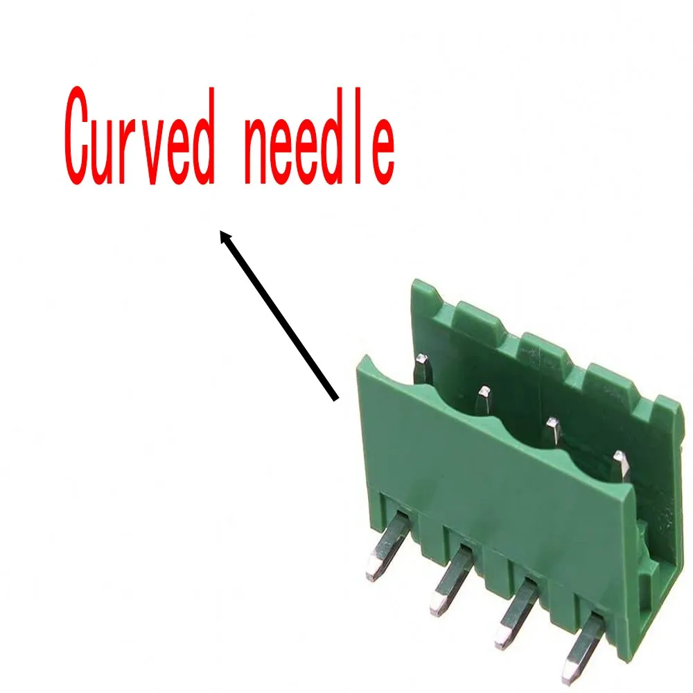 100PCS Pitch 5.08mm Terminal Block Connector 2EDG 5.08mm 2-12 Pin Pcb Screw Connector Terminal Block KF2EDG Socket PCB Screw