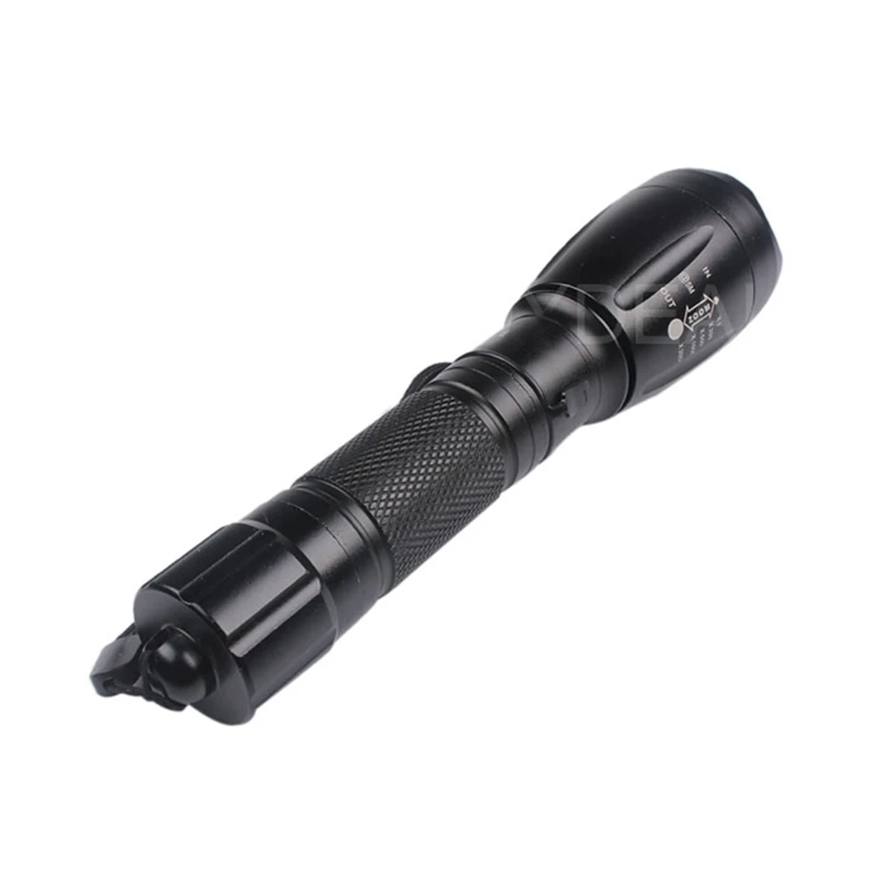 Super Bright 3000 Lumens LED Zoomable 5-Mode Flashlight Torch Zoom Waterproof Lamp for hunting cycling climbing camping