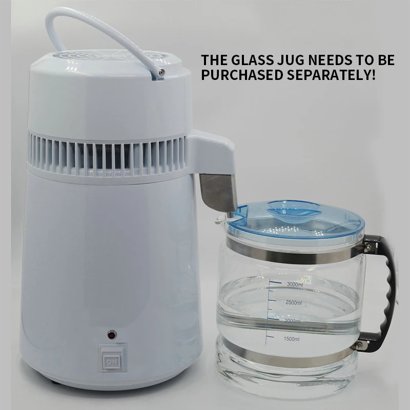 

Distilled water machine 1.1L/H pure dew machine Wine steamer Multi-function distiller 220V/110V household/laboratory