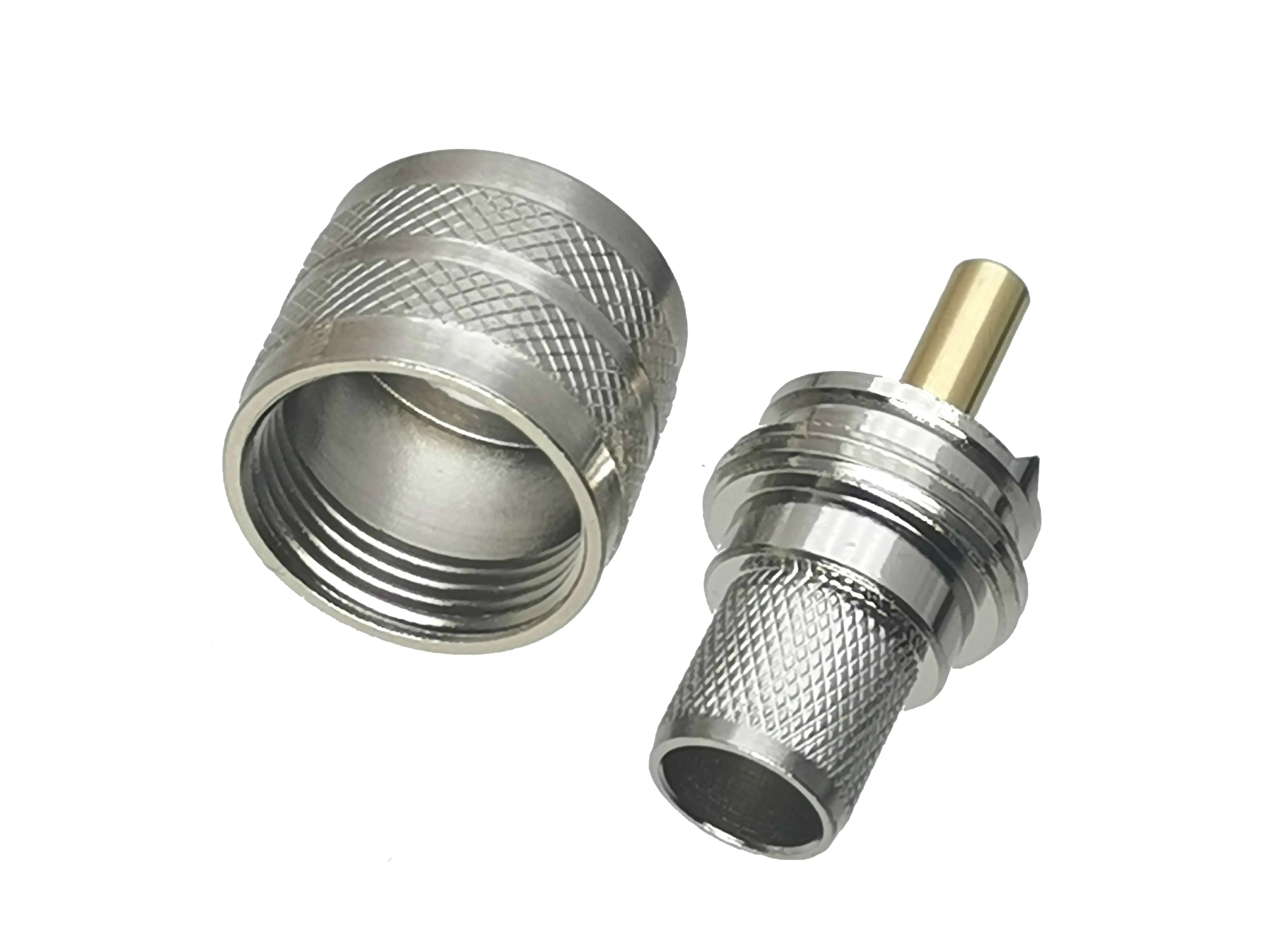 Connector PL259 UHF male plug pin crimp for RG8 LMR400 RG213 RG165 Cable RF COAXIAL