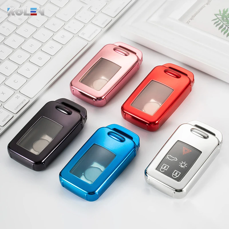 Soft TPU Car Remote Key Case Full Cover Holder Shell For Volvo S60L V40 V60 XC60 XC90 S60 S80L T3 T4 T5 Smart Key Protecter Case