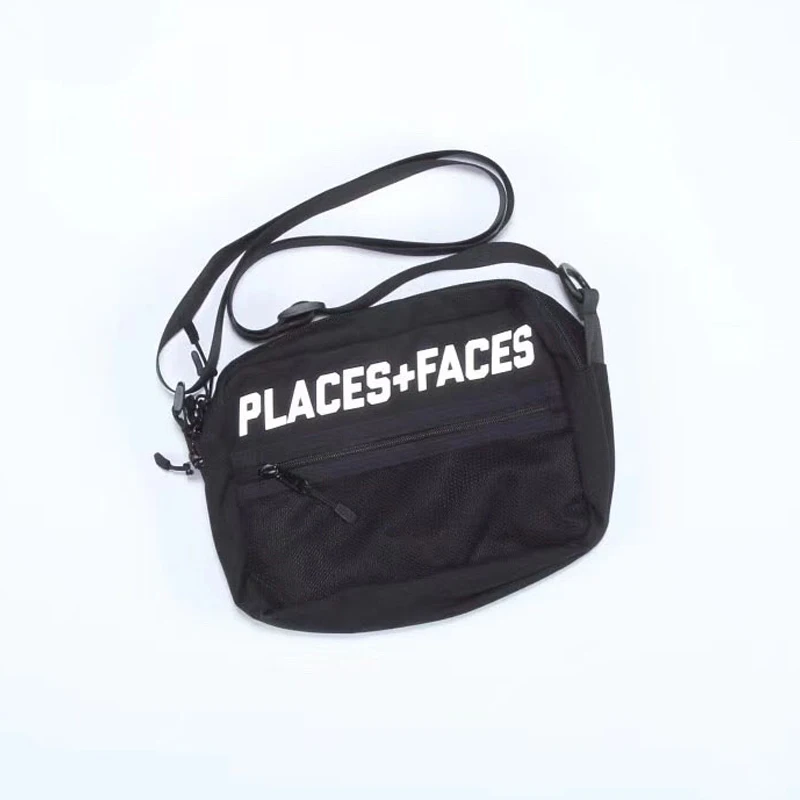 PLACES+FACES Package Streetwear Casual Classic Reflective Places+Faces Crossbody Bags Hip Hop Places+Faces Satchel Bags