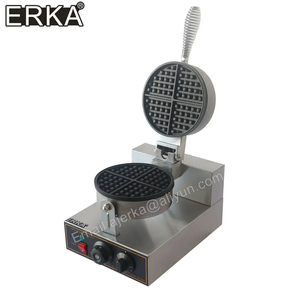 ERKA electric waffle maker Single-head waffle oven Lattice cake maker Scones maker Baking pan Nonstick pan waffle