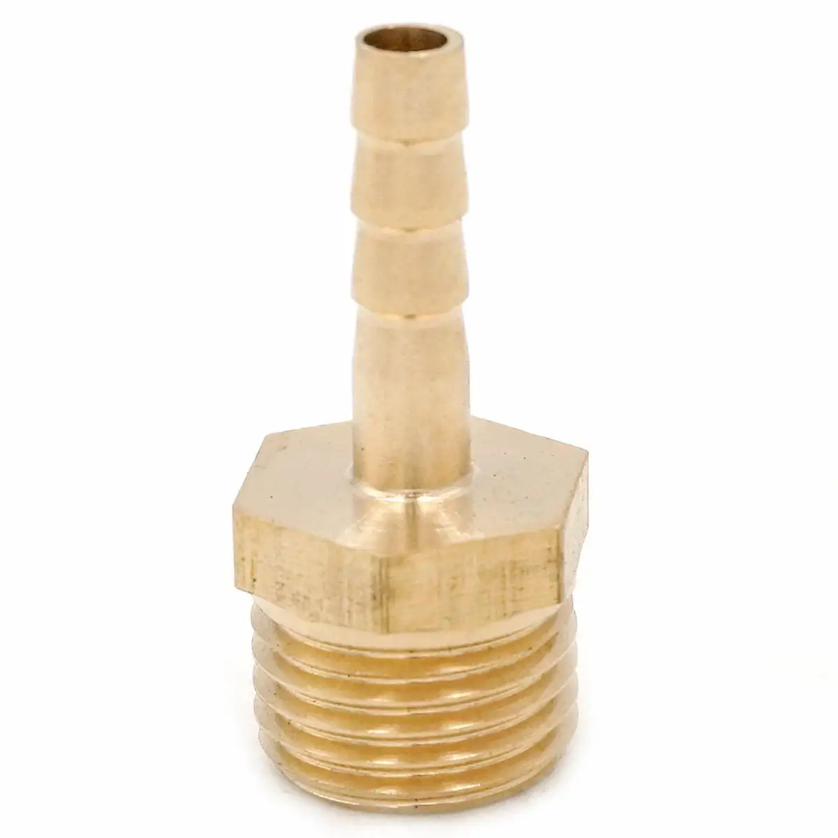 

Hose Barb I/D 4mm x 1/4" BSP Male Thread Brass Coupler Splicer Connector Fitting For Fuel Gas Water 114 PSI