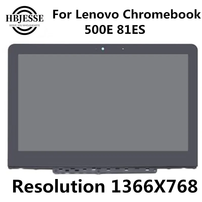 

Original New 11.6 inch LCD Display Touch Screen Digitizer Assembly with Bezel 1366X768 For Lenovo Chromebook 11 500e 5D10Q79736