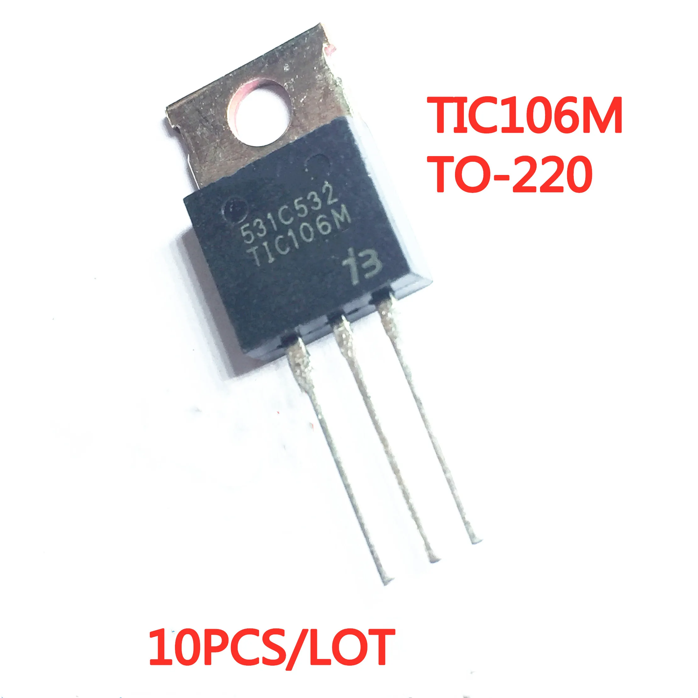 

10PCS/LOT New TIC106M TIC106 TO-220 FET transistor