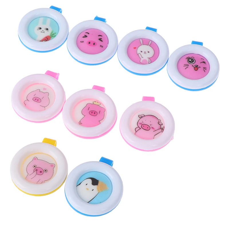 Anti-Mosquito Buckle Waterproof Incense Repellent Guard Mosquito Sticker killer Safe for Baby Children Kids Clips1pcs Clips