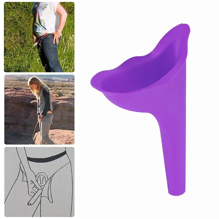 1PCS Pee Funnel For Women Standing Piss Female Urinal For Travel Femme Urinating Device Portable Toilet Outdoot Camping Silicone