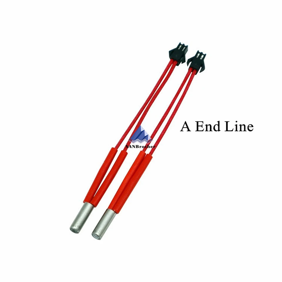 Reprap12V/24V 40W Simple replacement M6*20/15/30 A end line length Ceramic Heater Cartridge for 3D Printer Mendel