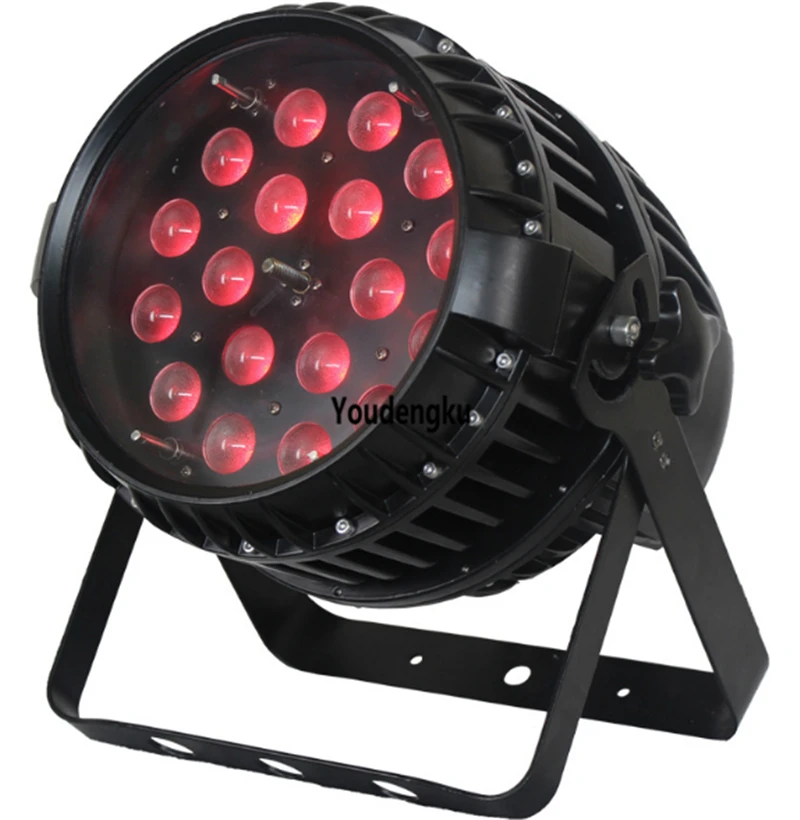 

Ip65 America dj zoom led par64 водонепроницаемый 18x15 Вт 5 в 1 rgbwa dmx512 наружный светодиодный светильник par can