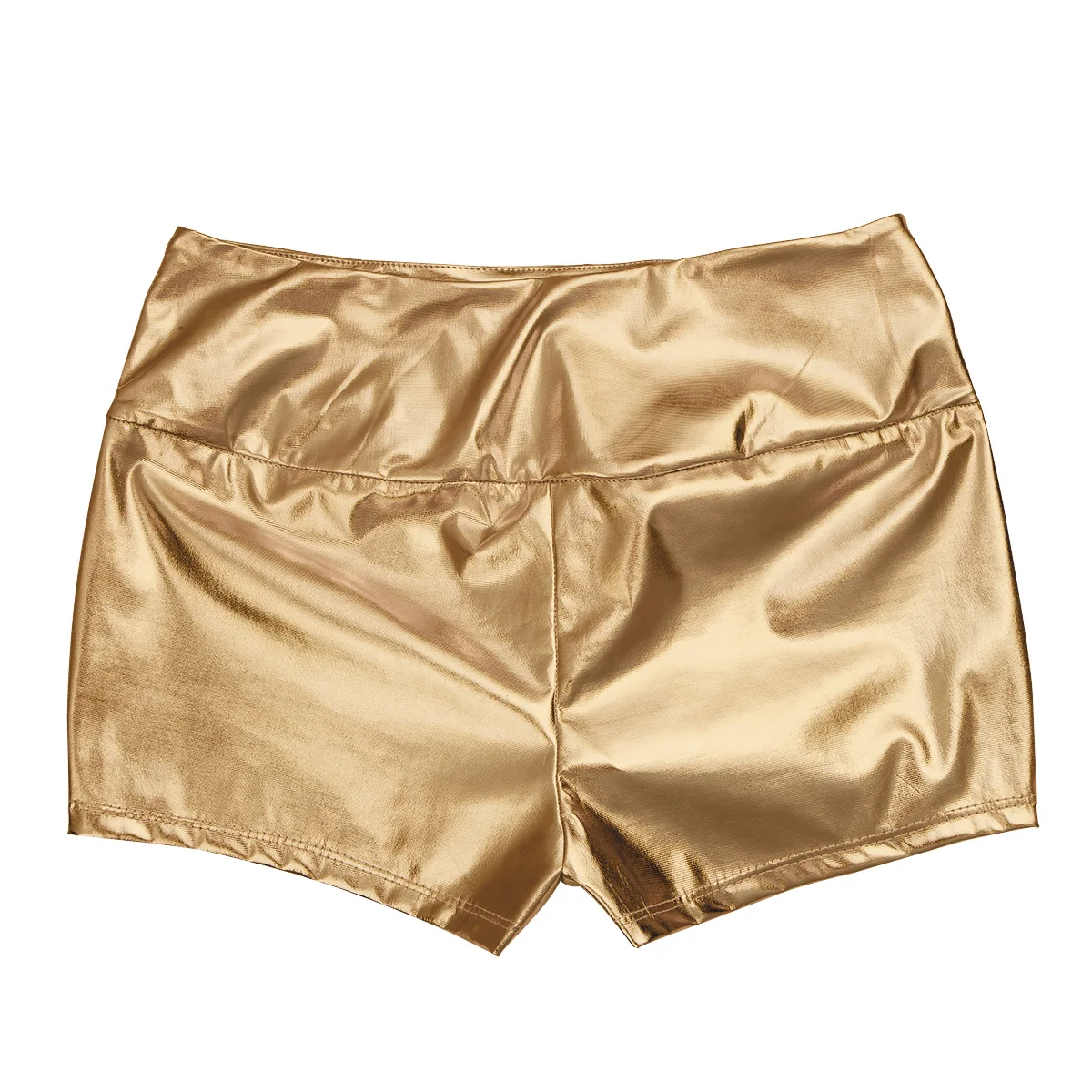 إمرأة لامعة معدنية عالية الخصر سراويل بوكسر بويشورت الهذيان الرقص السباحة الغنيمة السراويل سراويل ساخنة لأداء الرقص القطب