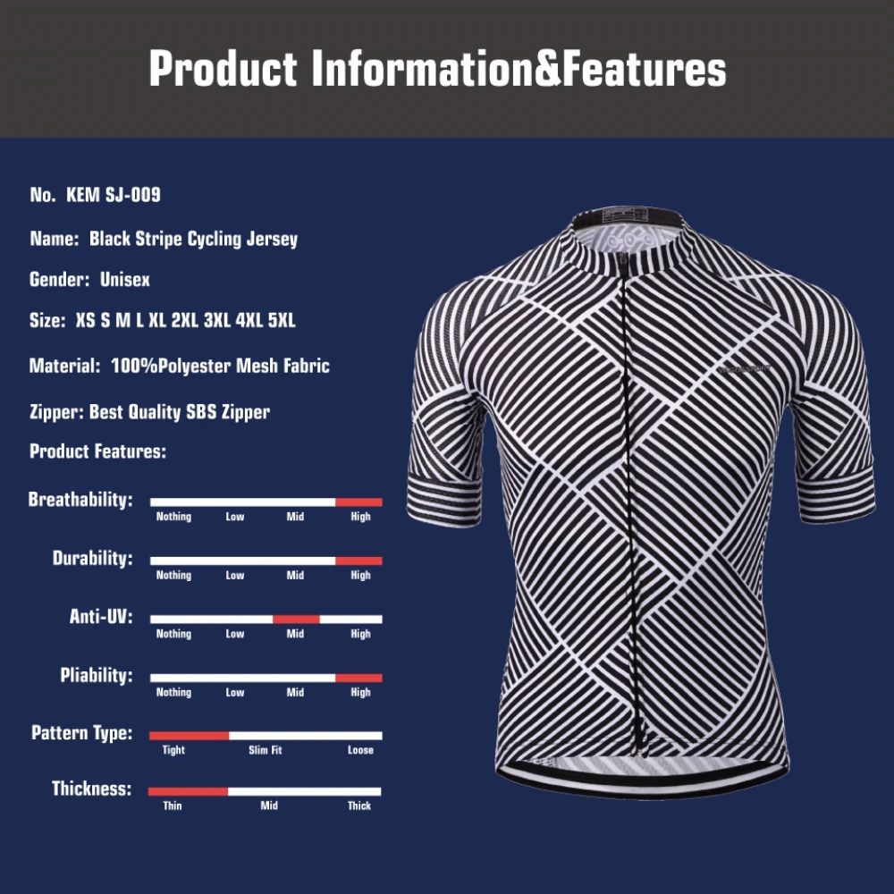 KEMALOCE Cycling Jersey Short Sleeve Kit Digital Printing Bicycle Shirts Blank Polyester Summer Professional Cyclist Bike Wear