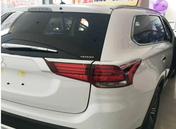 For Mitsubishi Outlander 2016 2017 2018 2019 Rear Light Strips ABS Chromed Plastic External Taillight Decoration 4pcs/set