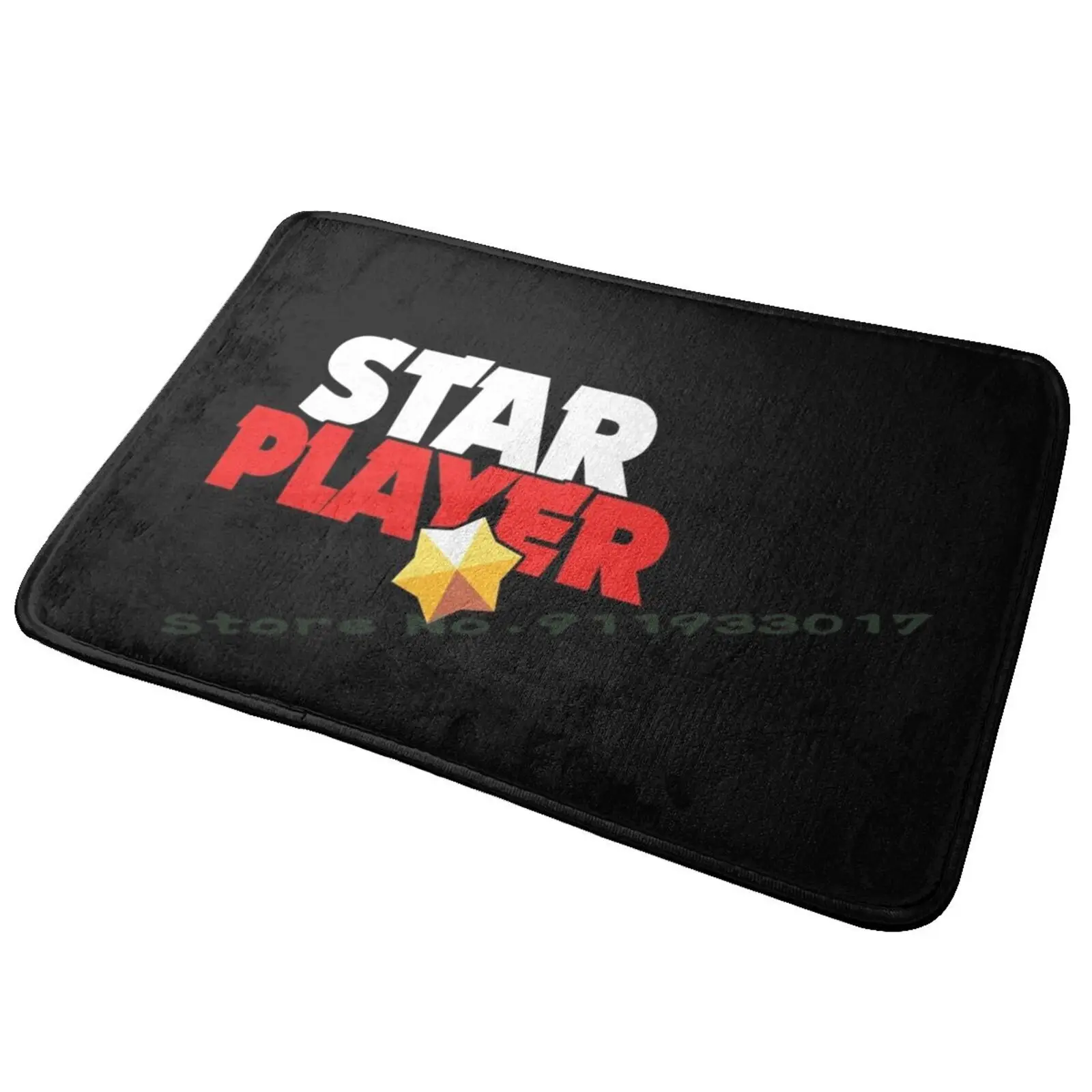 Star Player-Entrance Door Mat Bath Mat Rug Gamer Player Popular Battle Royal Enemy Kids Mobile Pack Multi Him Melee Fail Win