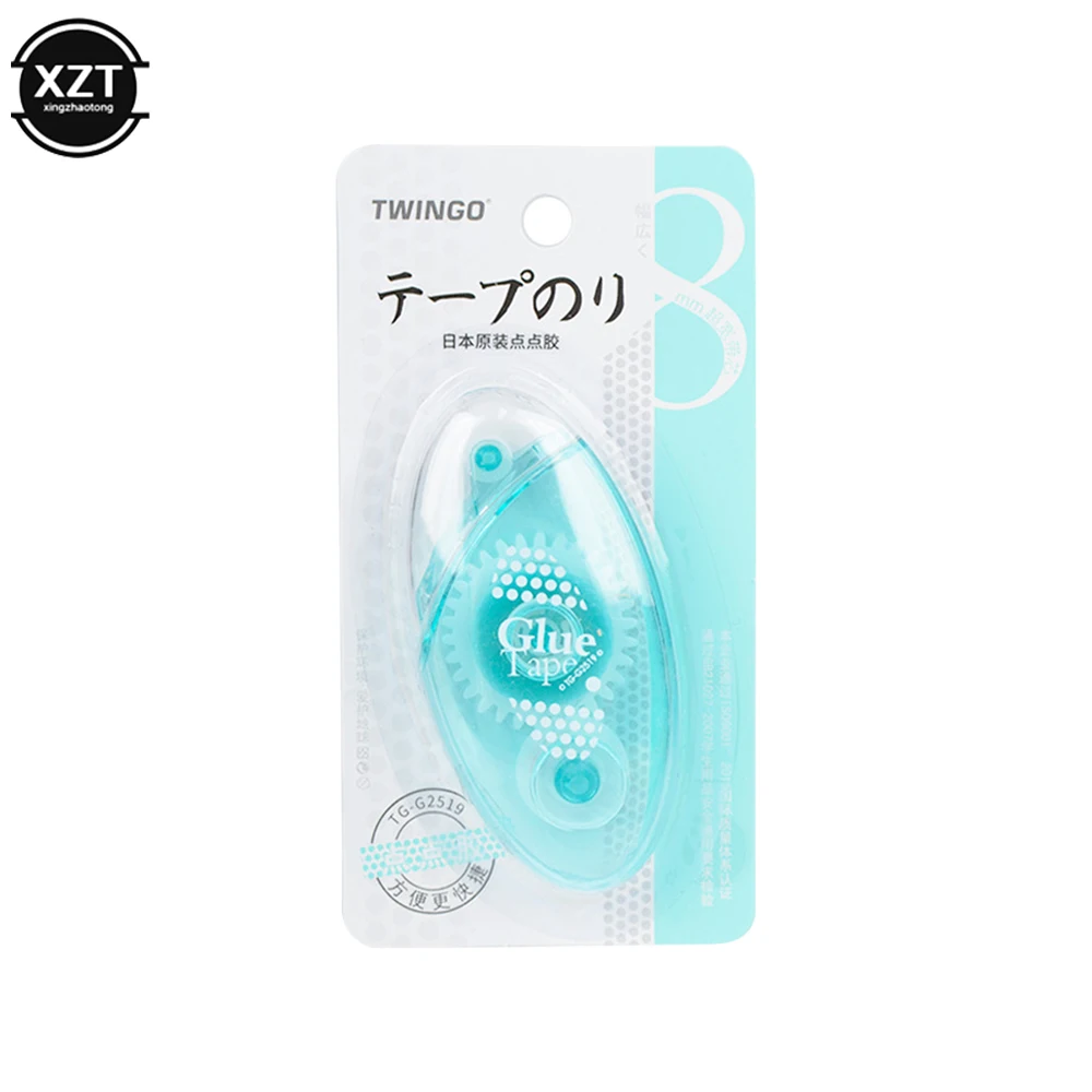 MINKYS Sáng Tạo 6MM * 8M Trong Suốt Chấm Đôi Băng Keo 2 Mặt Con Lăn Keo Keo Đựng Trường Đồ Văn Phòng Phụ Kiện