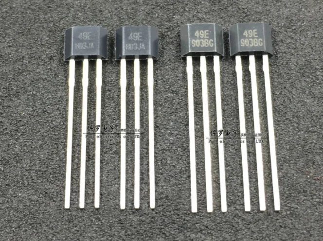 Mxy 10PCS 49E = OH49E SS49E Hall Sensor Hall Effect Sensor ใหม่