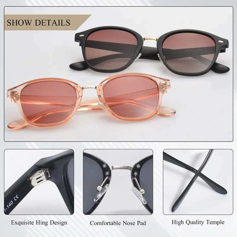 CRIXALIS Polarized Sunglasses Women Oval TR90 Vintage Anti Glare Driving Sun Glasses Men 2023 Shades Male UV400 zonnebril dames