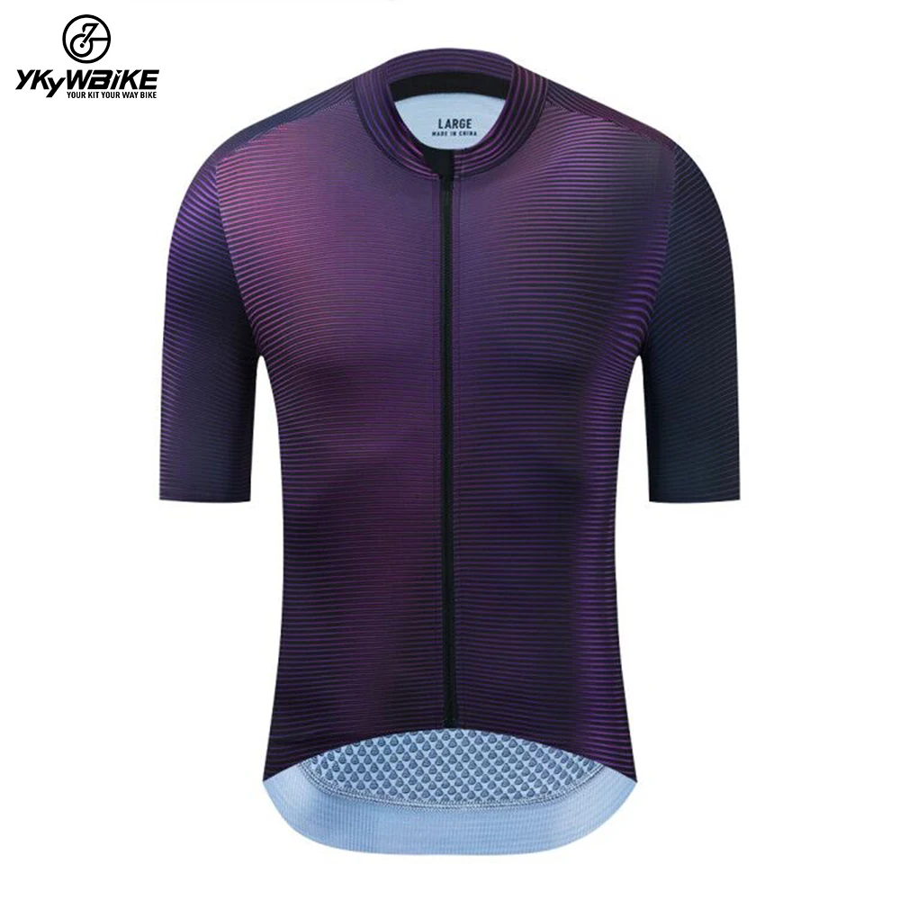 YKYWBIKE Summer Cycling Jersey Short Sleeve Cycling Clothing MTB Bike Clothing  Road Racing Tops Men's Cycling Uniform