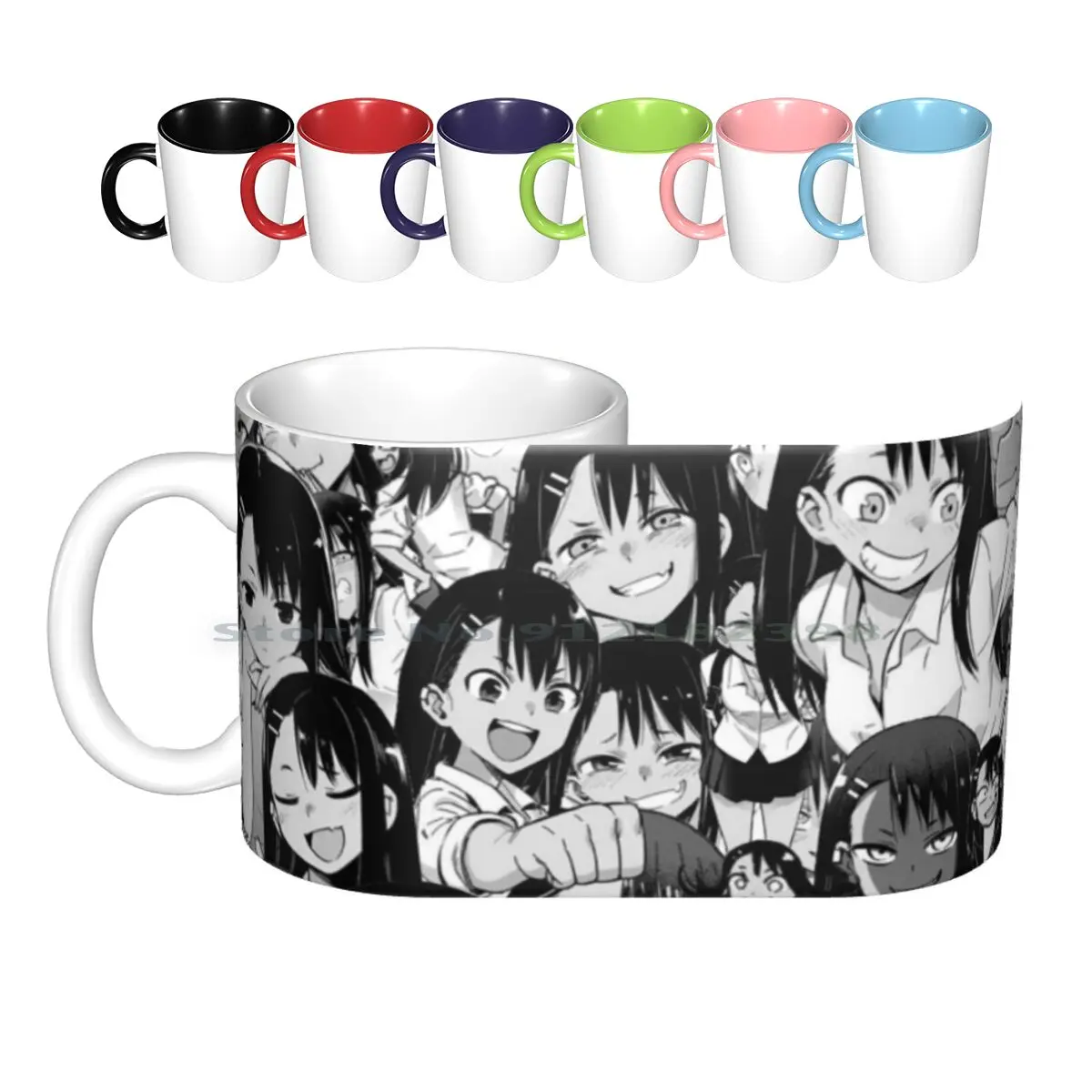 Nagatoro , Ultimate Bully Ceramic Mugs Coffee Cups Milk Tea Mug Ijiranaide Nagatoro San Dont Bully Me Manga Anime Smug Sadism