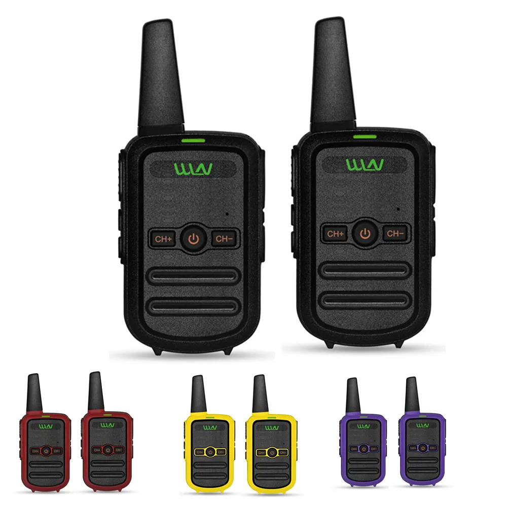 

4pcs WLN KD-C52 MINI Handheld Transceiver KD C52 Two Way Radio Ham Radio Station Walkie Talkie for Gift Kids Children