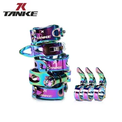 TANKE bicycle  seat post clamp aluminum alloy ultra light quick release road fixed gear MTB mountain bike parts 31.8mm 34.9