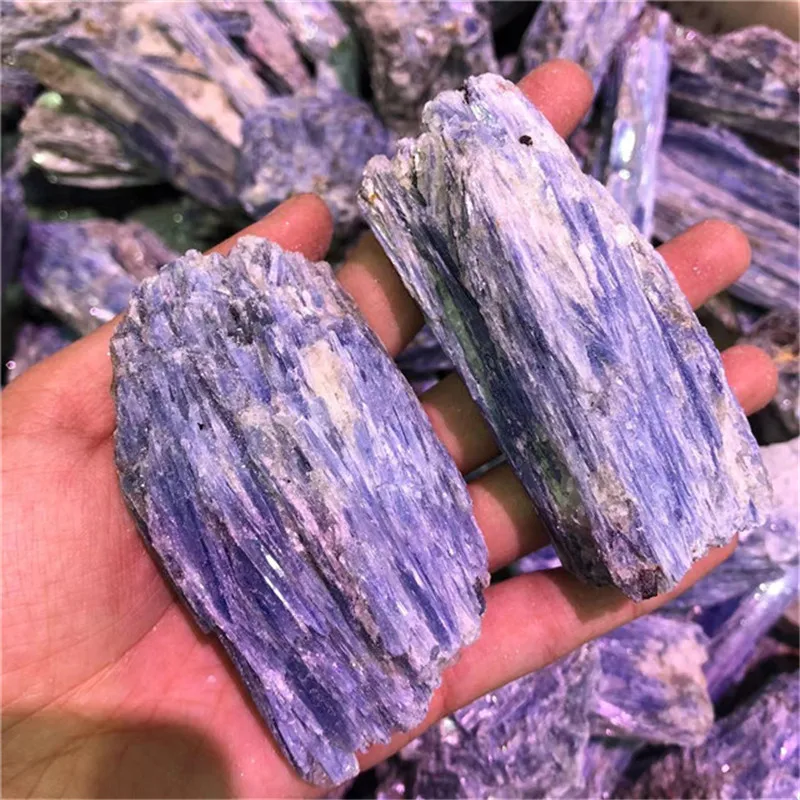 100-200g Blue Crystal Natural Kyanite Rough Gem stone mineral Specimen Healing