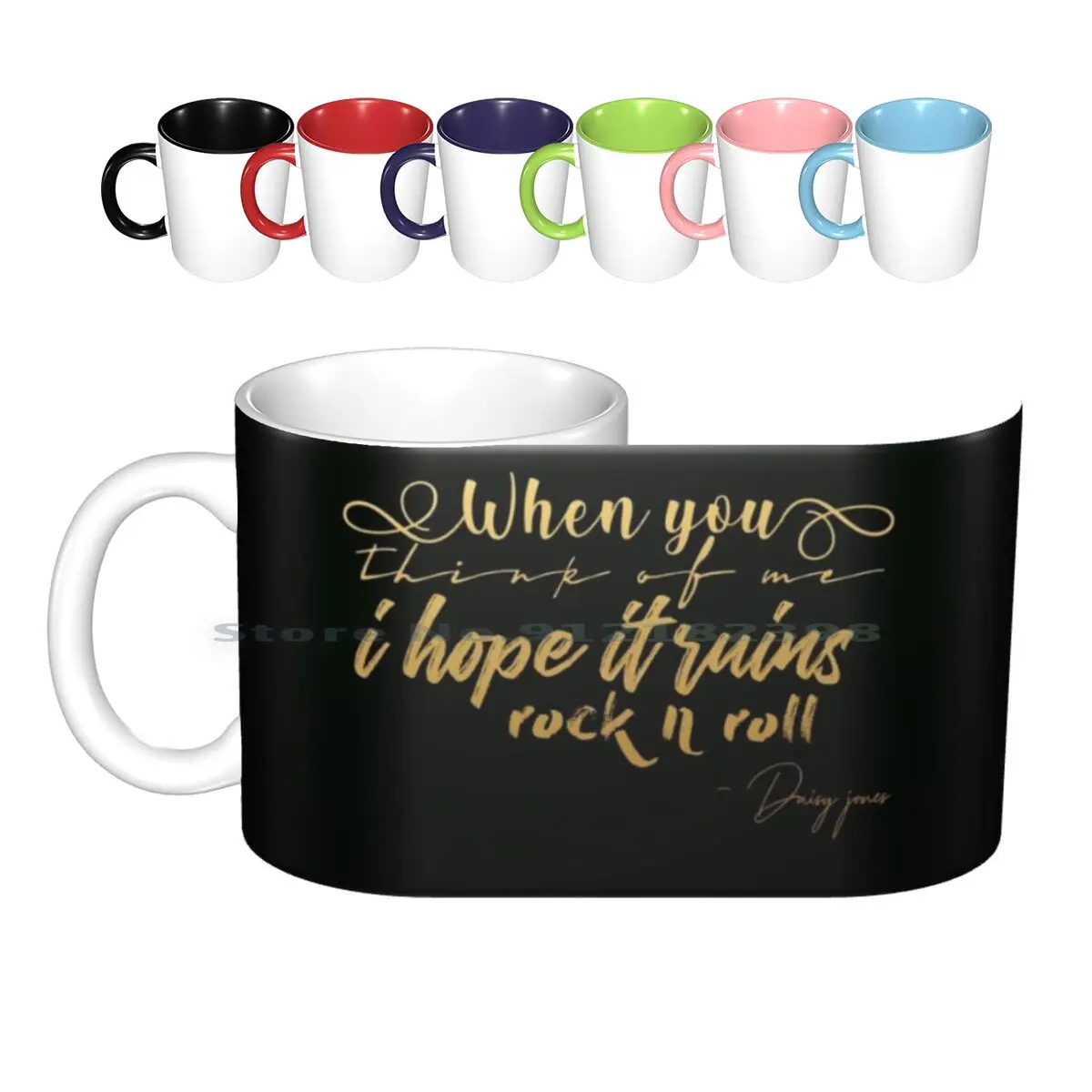 Daisy Jones And The Six Lyrics Ceramic Mugs Coffee Cups Milk Tea Mug Daisy Jones And The Six The Six Daisy Jones Taylor Jenkins