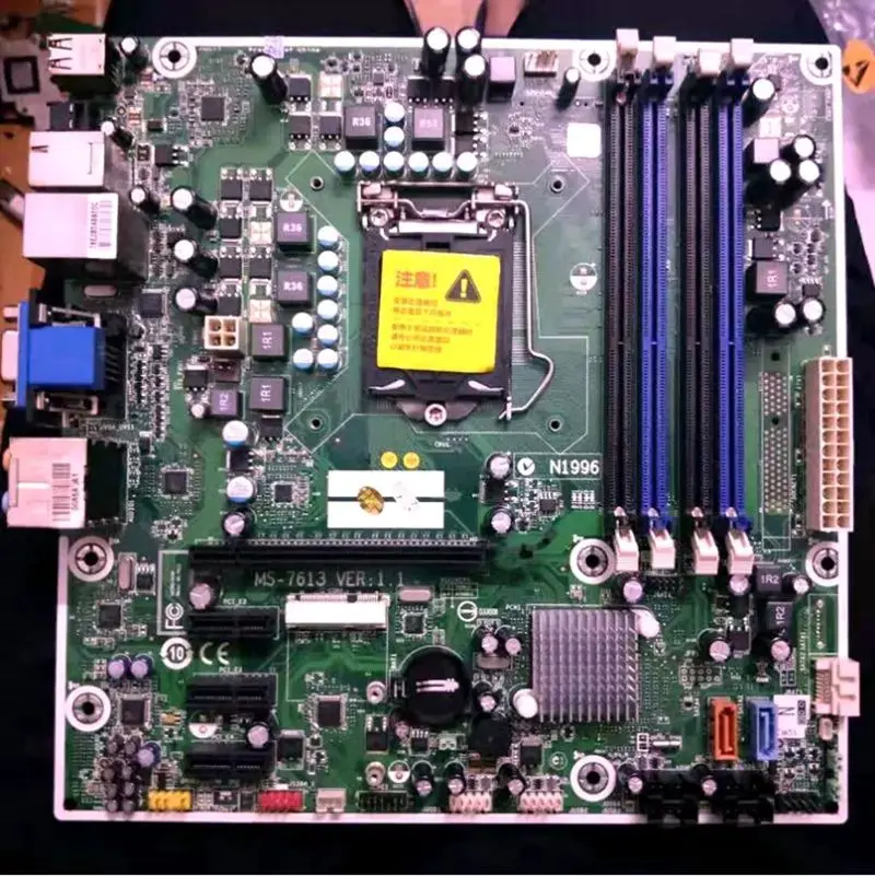 Dla HP 608885-001 575765-001 Desktop Board LAG 1156 HM57 MS-7613 rev: 1.0 DDR3 pełny Test darmowa wysyłka