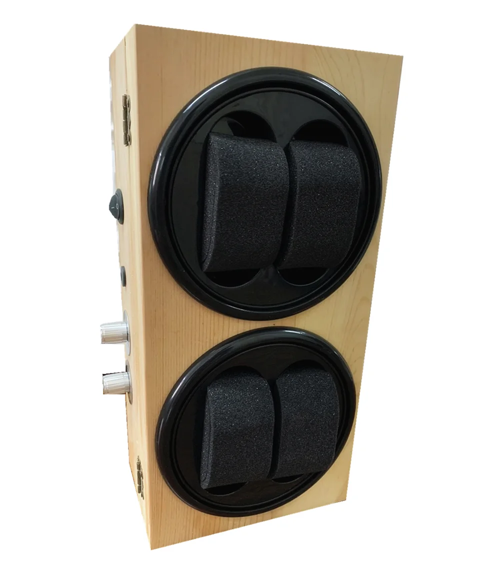 

Wood Watch Winder Box DC 3V 5V Gear Motor For 4 Watchs Pine Box Automatic winding watch box