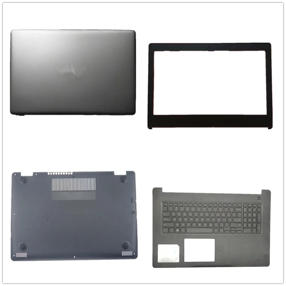 Laptop Keyboard LCD Top Back Cover Upper Case Shell Bottom Case For DELL Inspiron 3793 Black US