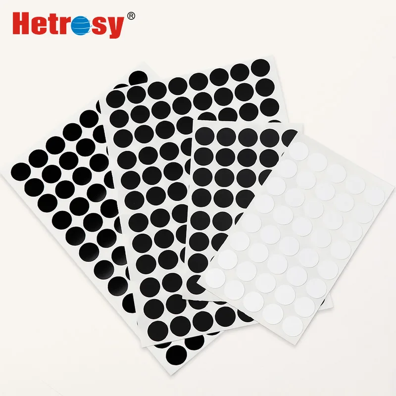 Hetrosy 15MM PVC Self Adhesive Decorative Films Cover Cap for furniture Screw Cover Stickers for Minif 96PCS