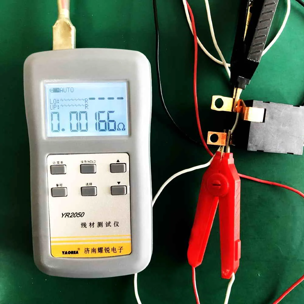 Imagem -03 - Precisão Original Wireline Atual Detecção Miliohmmeter dc Miliohm Baixa Resistência Micro Medidor de Resistência Tester Yr2050 Alta