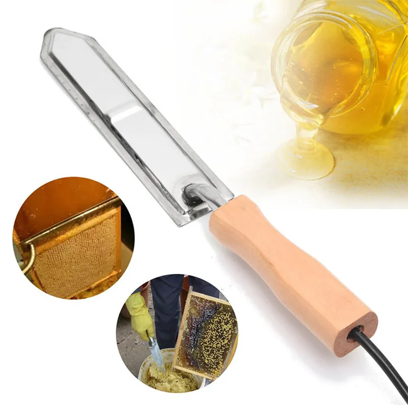 

1Pcs Bee Tools Power Cut Honey Knife 220V Honey Cutter Beehive Beekeeping Equipment Heats Up Quickly Cutting Bee Extractor Tool