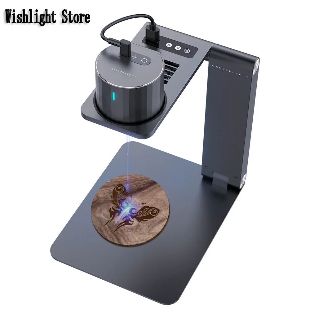 Laserpecker Pro Laser Engraver Desktop Laser Engraving Machine Portable Laser Etcher Cutter Printer Electric Bracket Diy Art Set