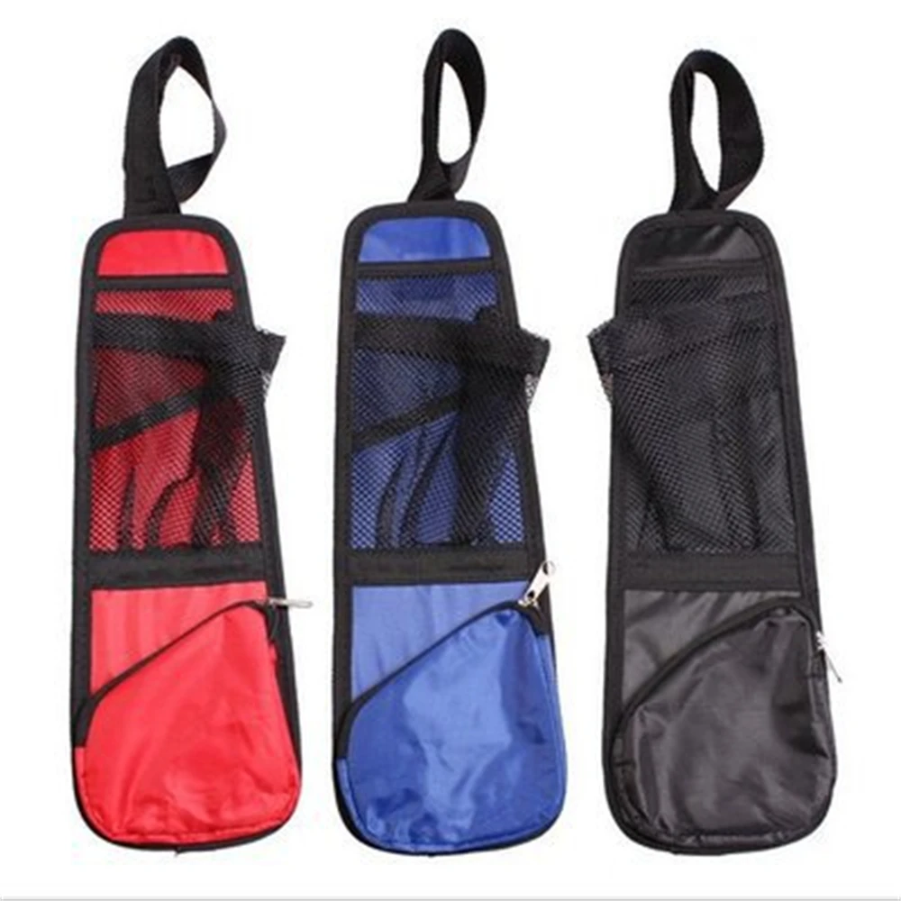 Car Drink Bag Storage Multi Pocket Organizer Seat Back Drink Holder Bag Car Accessories Tissue Box