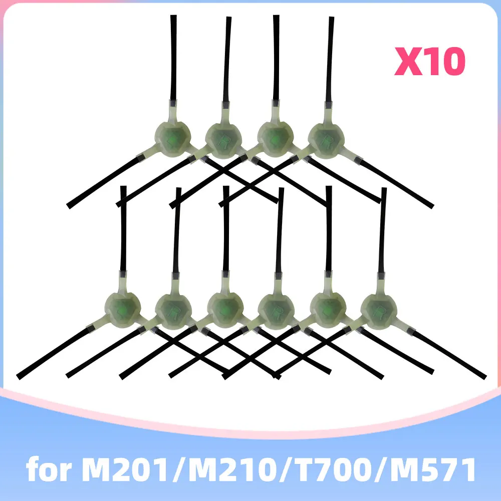 Para a peça sobresselente lateral da escova Lefant M200 / M201 / M210 / M213 / M520 / M501-A / M571 / T700 / U180 / F1 / M210B / TCL Sweeva 500