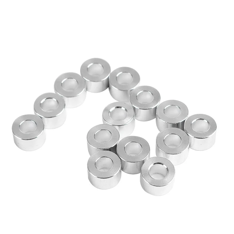 10 個列フラットガスケットアルミブッシング 6 ミリメートルステンレス鋼列フラットガスケット cnc 構築 3D プリンタ 3D プリンタ accessori