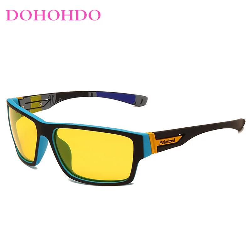 DOHOHDO New Classic Retro Polarized Sunglasses Men Square Driving Goggle Women Male Sun Glasses Cheap Luxury UV400 Oculos Hombre