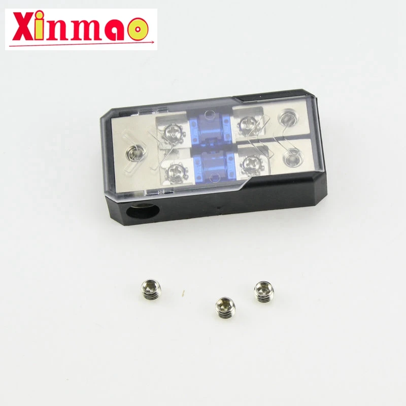 

MINI 60A Car Audio Amplifier Circuit Breaker Fuse Holder Stereo Amplifier Refit 1 in 1 out /1 in 2 out 3*0(4)GA IN +2*0(4)GA OUT