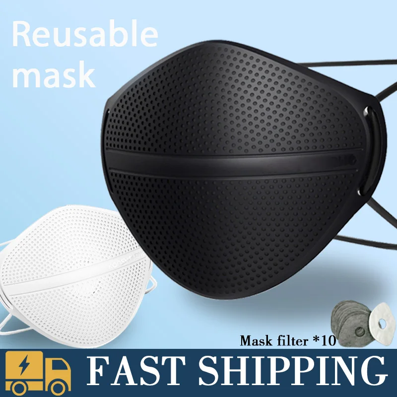 Kanshouzhe mask Fast Shipping Face Mask breathing Particulate Mouth Respirator Anti PM2.5 Safety Dust Mask 5