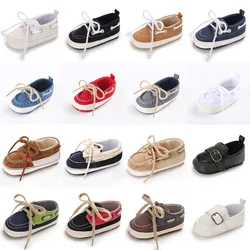 Newborn Toddler Shoes Pre-walker Classical Sports Soft Bottom Leather Fashion Baby Shoes For Boys And Girls Shoe First Walkers