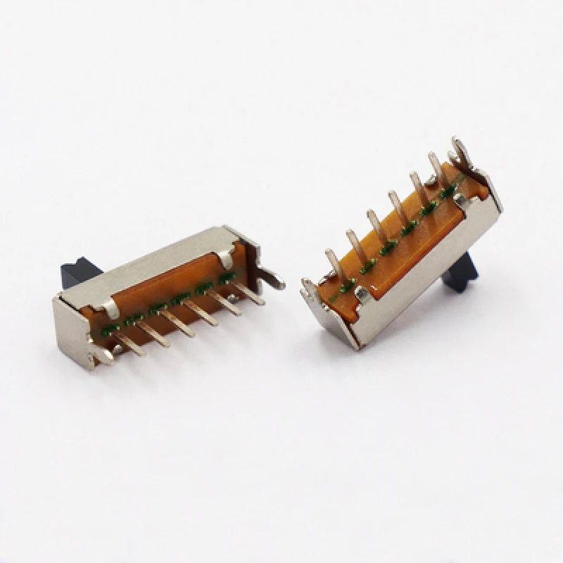 10 Chiếc SS14D01 Tặng Công Tắc Interruptor Cầu Trượt Mini Công Tắc 6pin