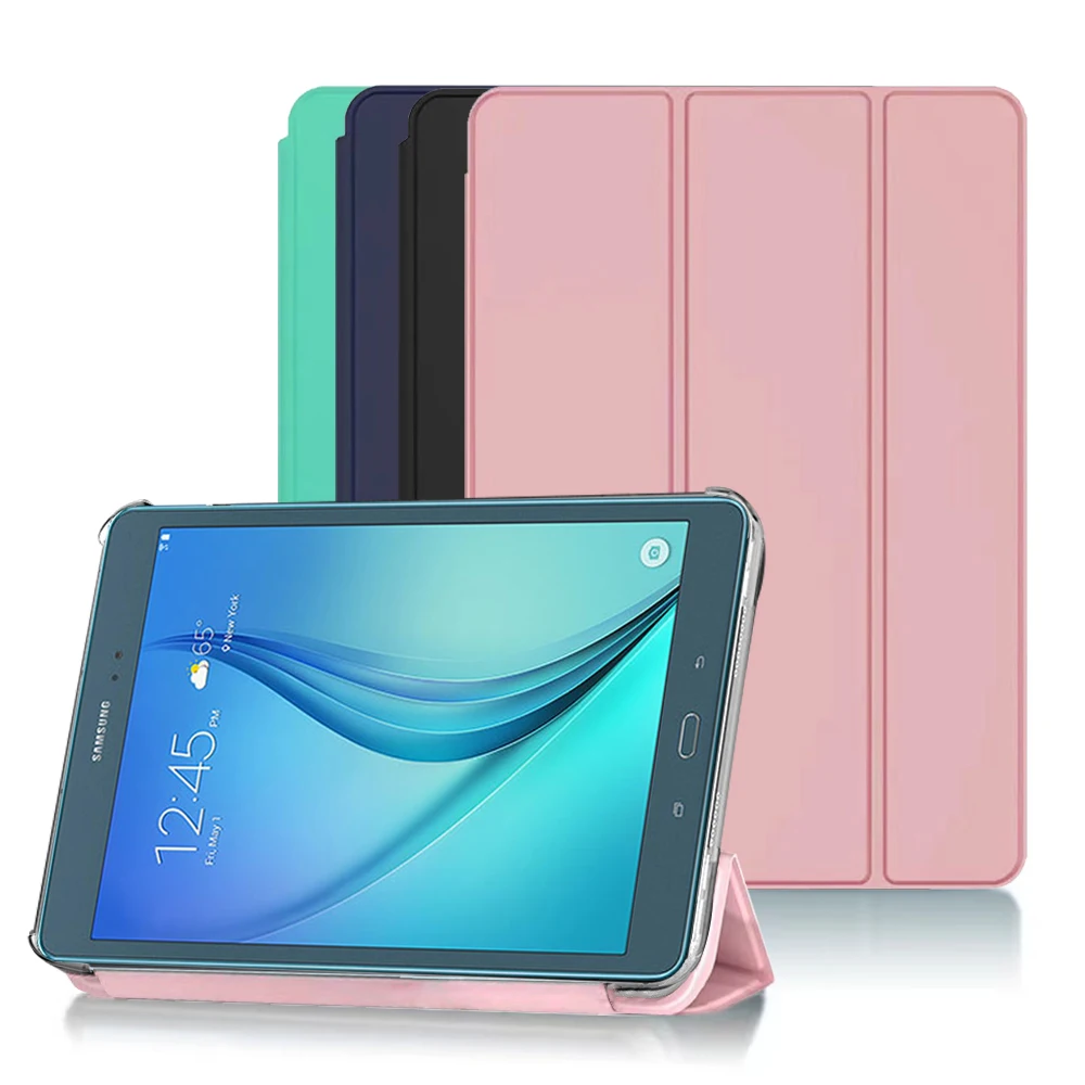 QIJUN For Samsung Galaxy Tab A 9.7'' (2015) Flip Case For T550 Cases Magnetic For SM-T550 SM-T555 Smart PU Leather Cover Funda