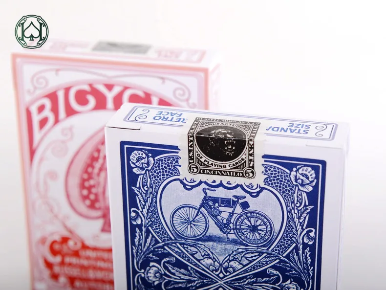 1 Deck Bicycle AUTOBIKE No.1 Playing Cards Blue/Red Retro Poker Magic Cards Magia Props Magic Tricks  for Professional Magician