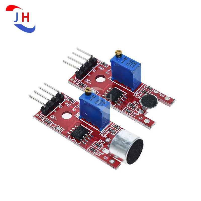 1PCS KY-037 KY-038 high-Sensitivity microphone  DC 4-6V sensor module Sound Module Compatible With Arduino KY 037 KY038