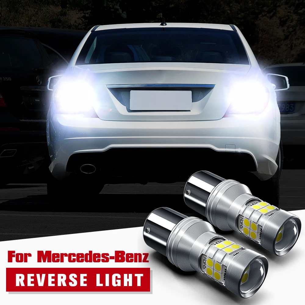 

2x LED Reverse Light P21W BA15S Canbus For Mercedes Benz W169 W245 W202 W203 W204 C204 CL203 S202 S203 W210 W213 S213 S210 B C E