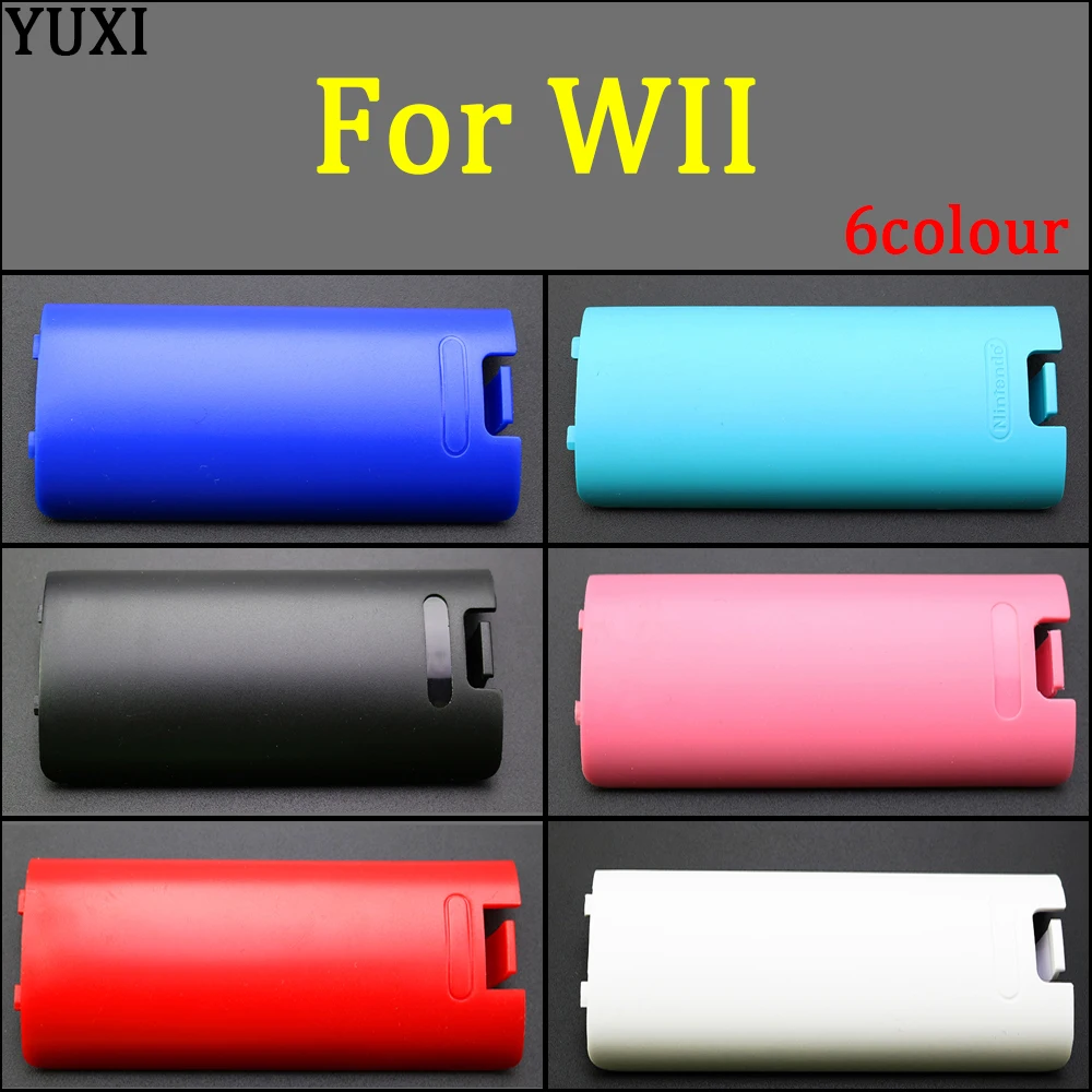 

YUXI Wireless Game Controller Battery Case Back Cover For Nintend Wii Remote Controller Gamepad Handle Battery Cases Covers