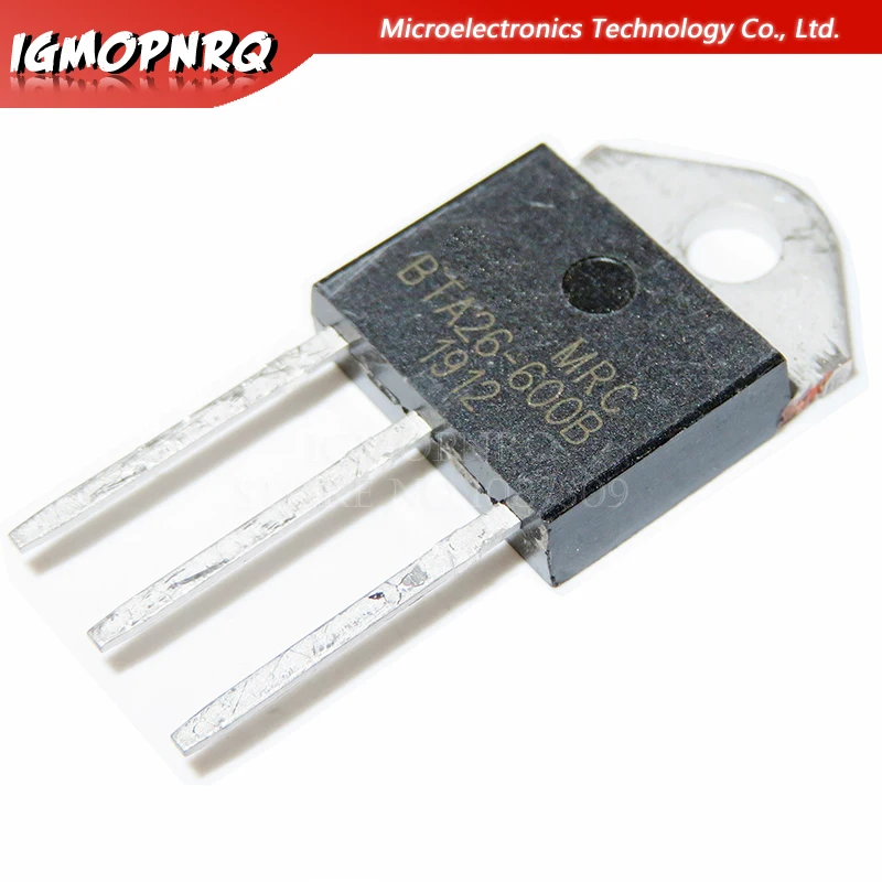 5pcs BTA26-600B BTA26600B BTA26-600 BTA26600 트라이 액 25 Amp 600 볼트 TO-3P 새로운 원본