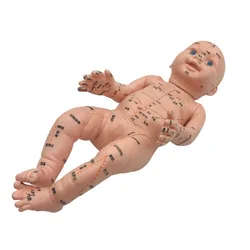 52cm Infant mannequin child doll mannequin infant acupuncture Chinese medicine model acupoint pediatric massage simulation model