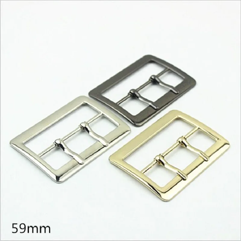 10pcs/lot new luggage hardware accessories leather bag inner diameter 59MM square belt buckle double needle cover